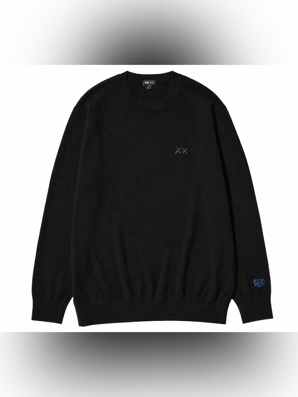 NWOT: UNIQLO x KAWS 100% Cashmere Crewneck Sweater – Black